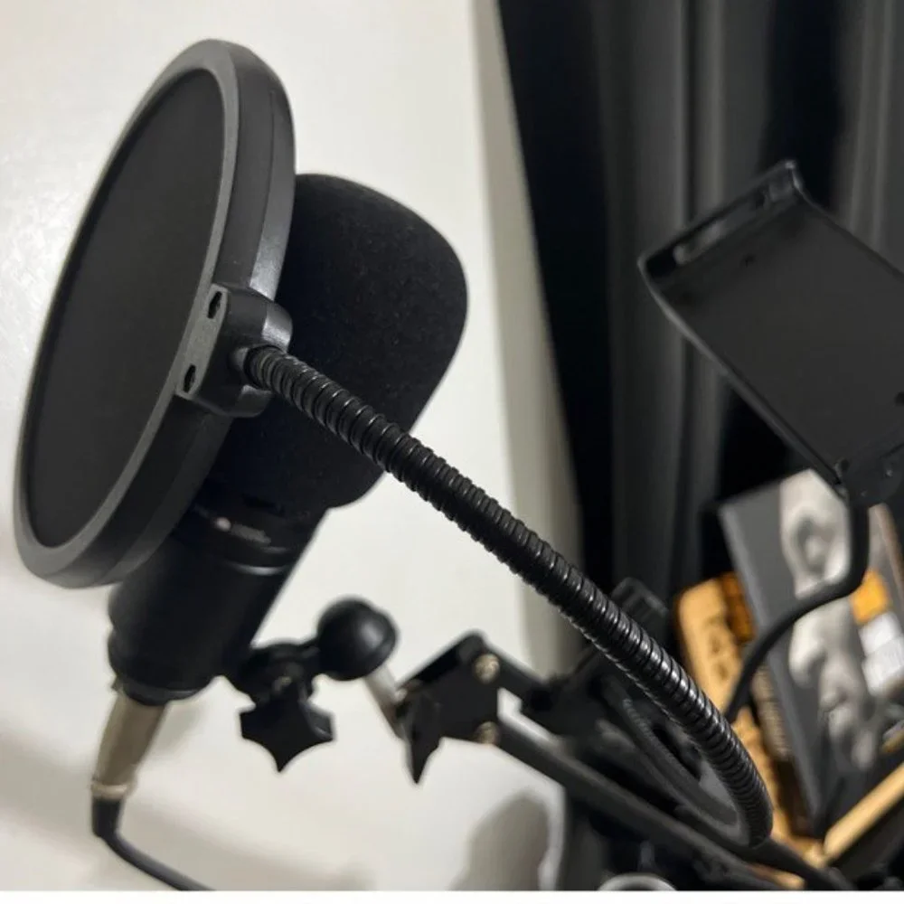 Professional Studio Condenser Mic + T20 Boom Arm & Shock Mount